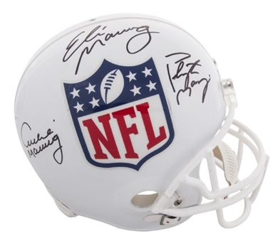 Manning Family Signed NFL Replica Helmet